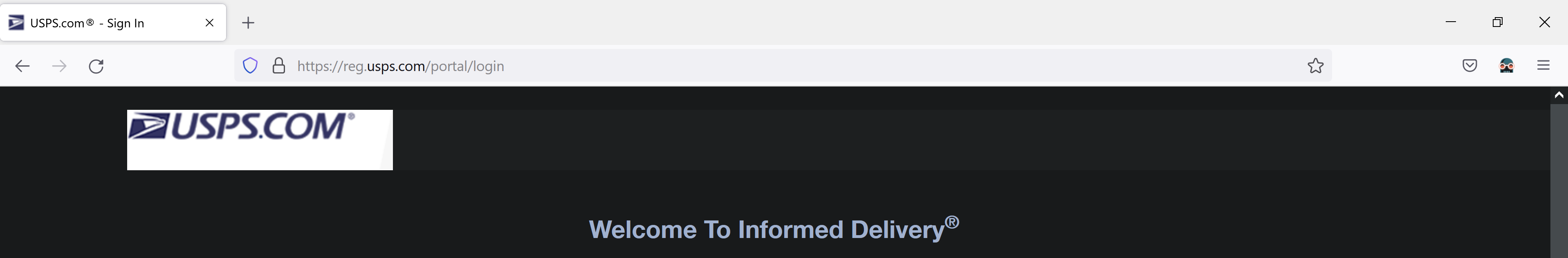  Broken Website Reg usps login Reg usps portal login 