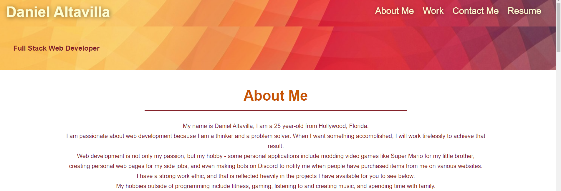 GitHub - danielaltavilla/portfolio: Daniel Altavilla professional portfolio