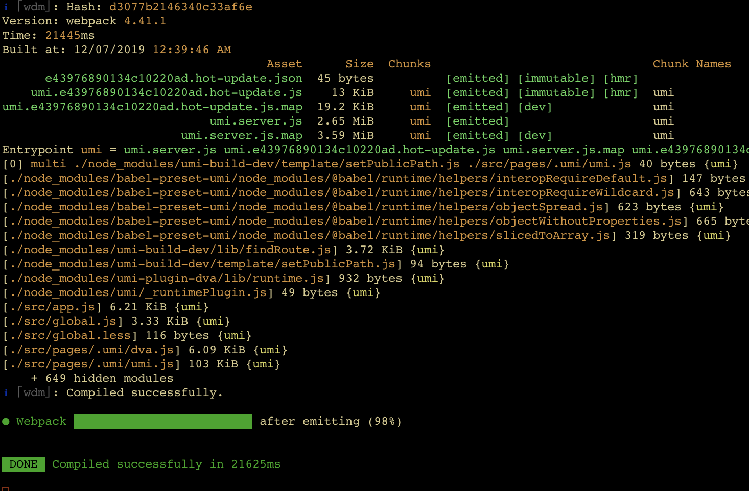 SSR 开发模式修改后build太慢 · Issue #3758 · umijs/umi · GitHub