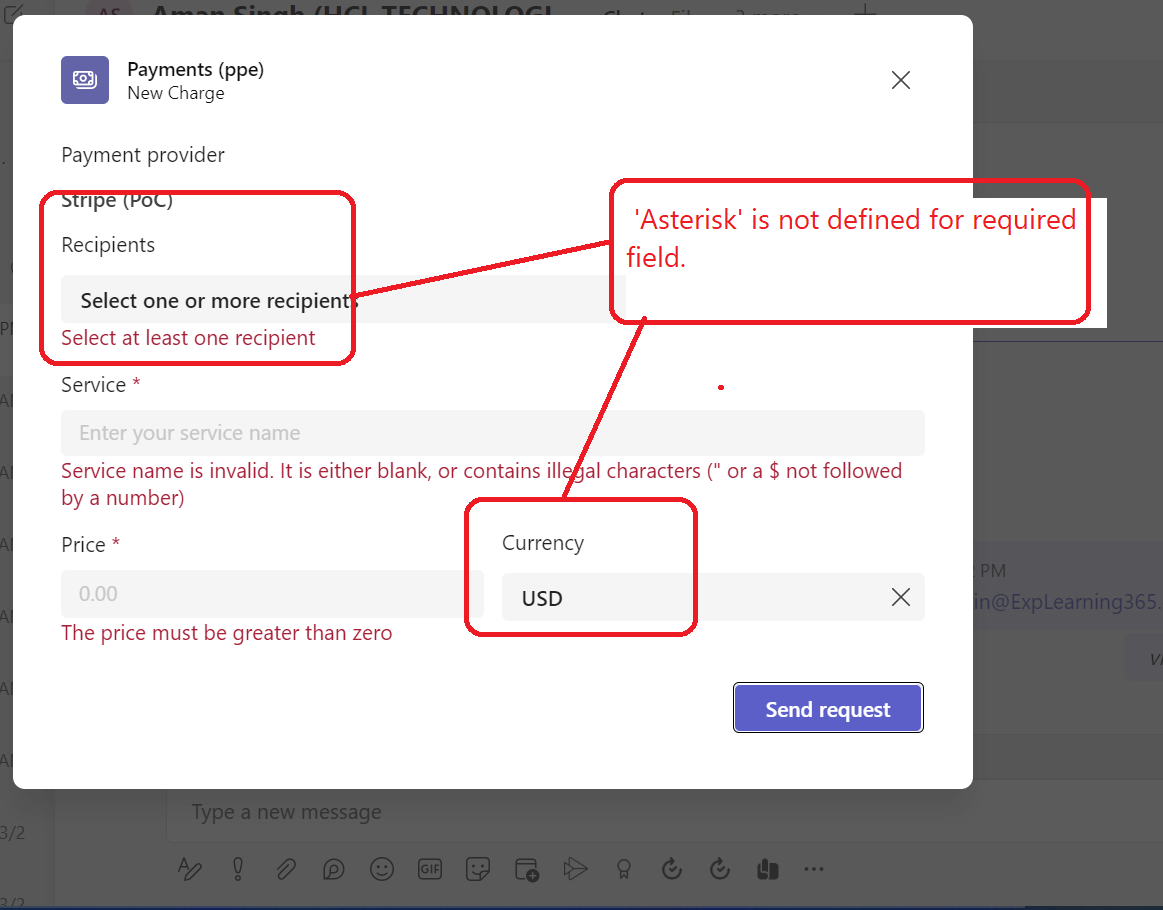 'Asterisk' is not defined for required field  (1)