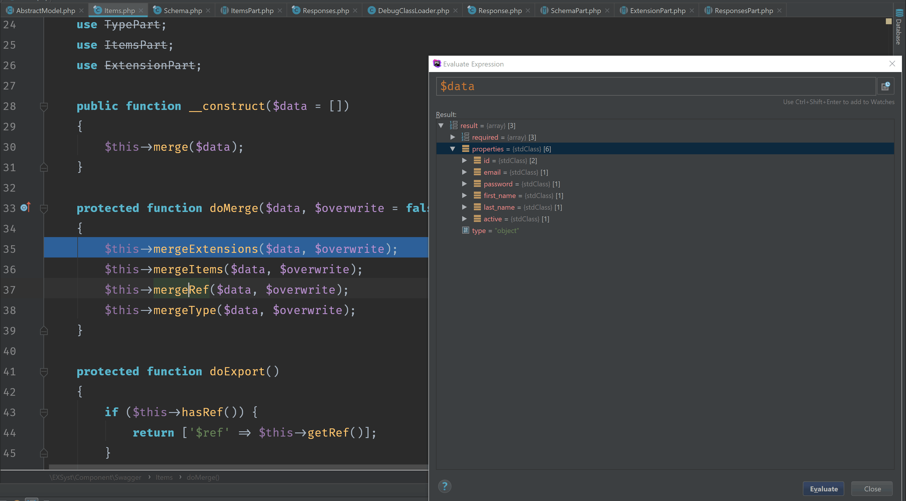 swagger-items-class