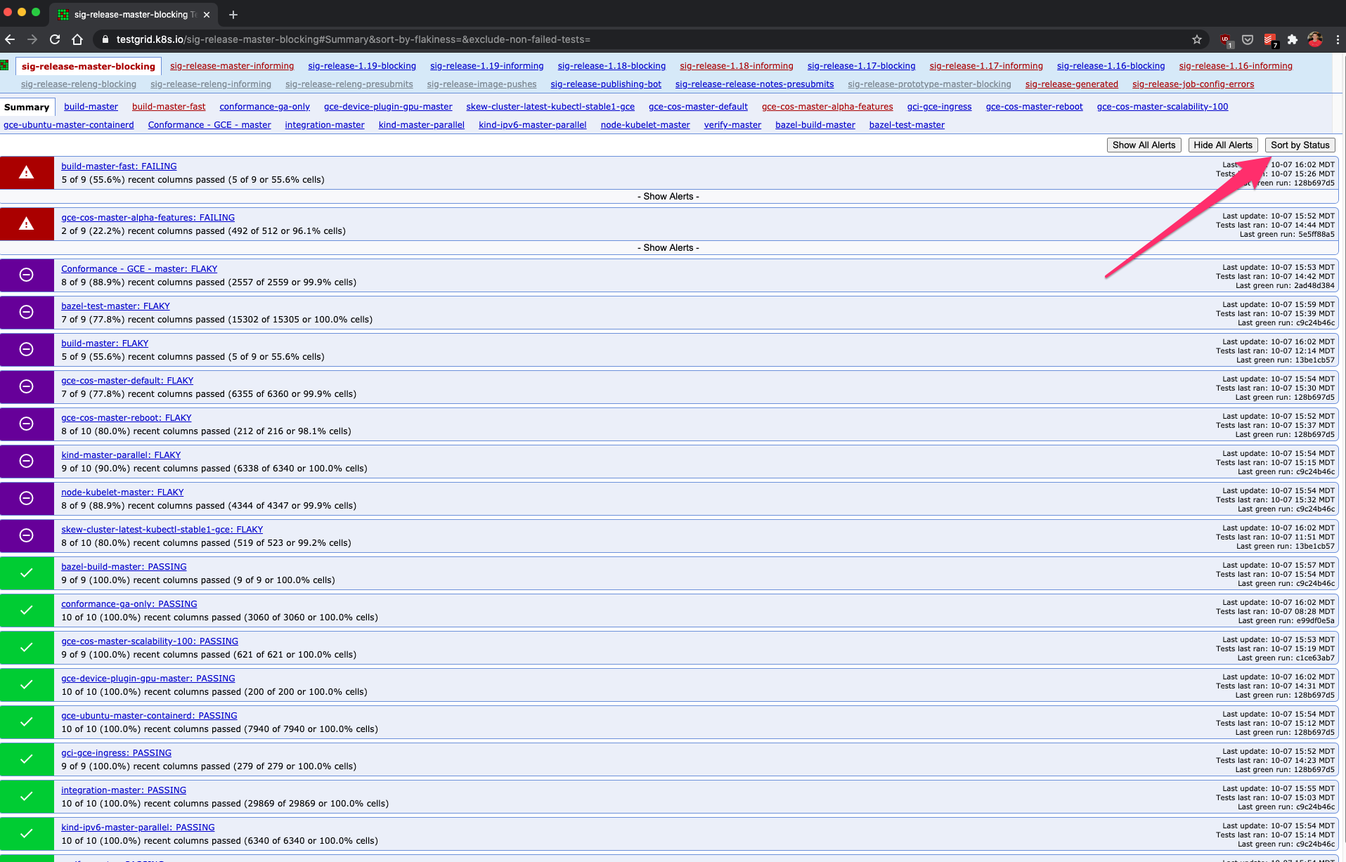 sig-release-master-blocking_Test_Grid