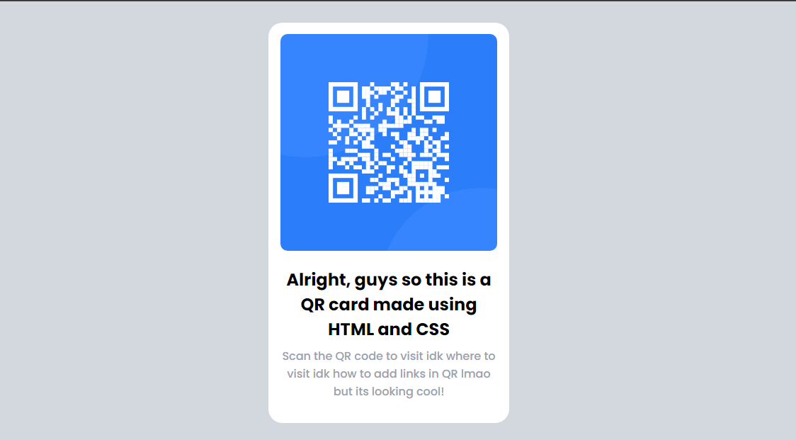 GitHub - Aditya01000/QR-scanner-card: made using HTML and CSS only! no ...