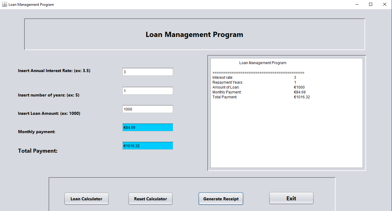 GitHub - StarGaterPeriklis/LoanManagementProgram: It's just a simple ...