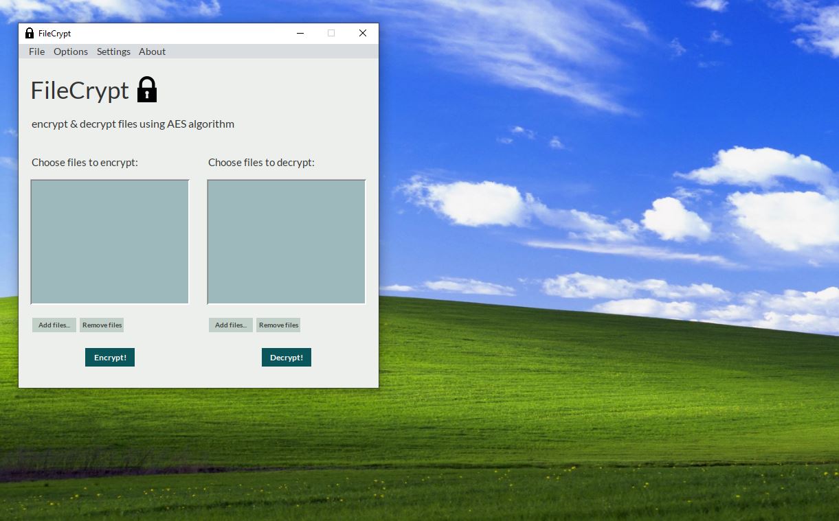 GitHub - mpdgr/file-encrypter-app: Desktop app for easy file encryption ...