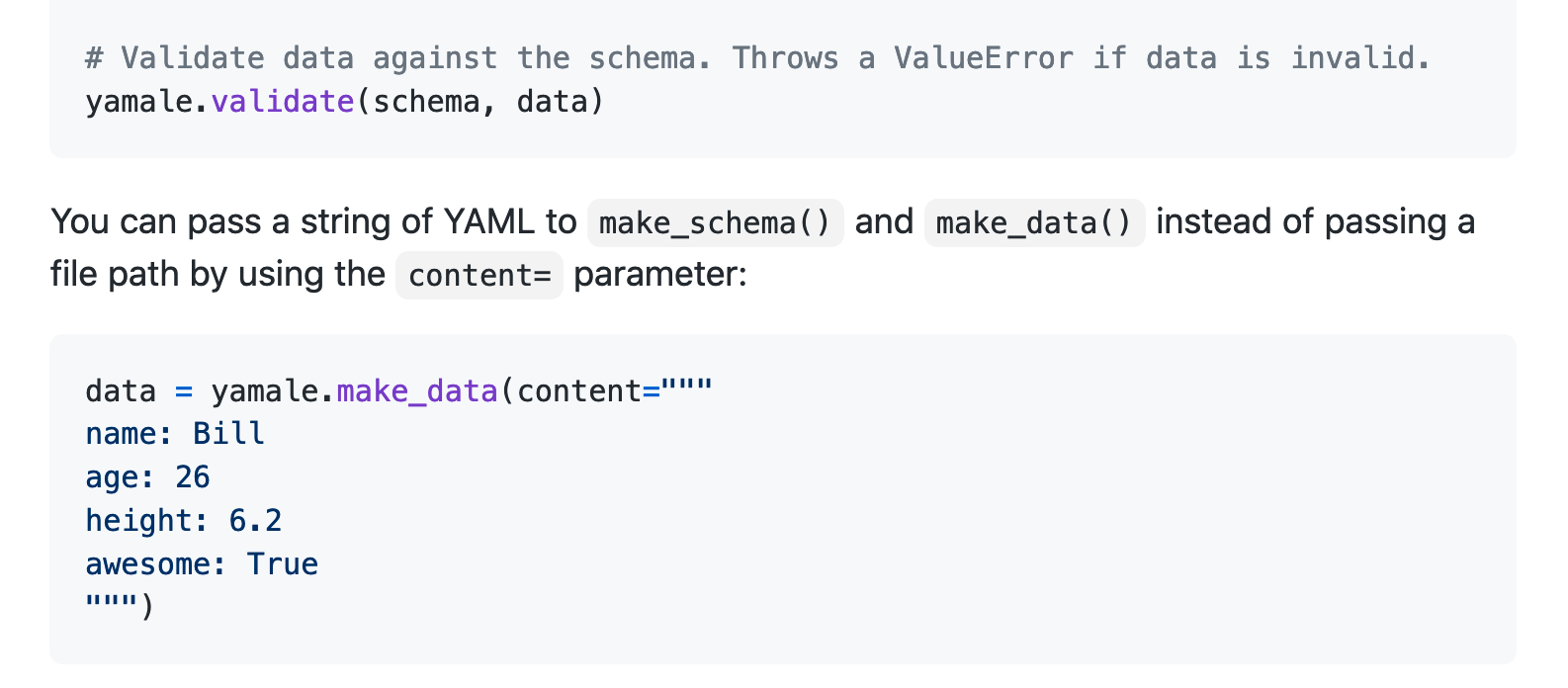 Ability to specify schema and data without a filename · Issue #104 ...