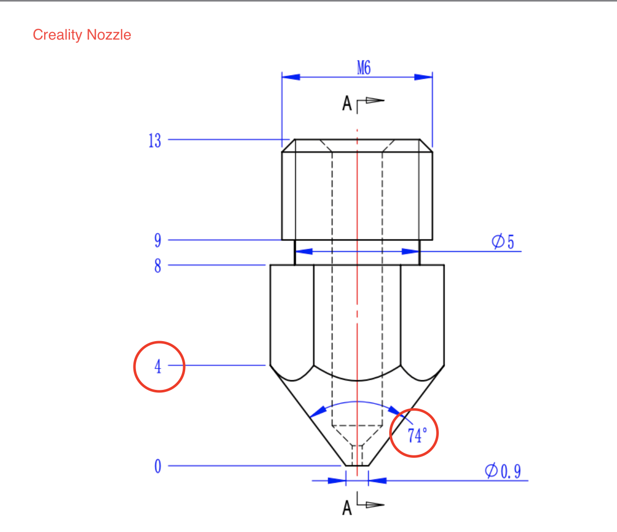 [4.4] Generic Nozzle Angle of 45* in all Printer Definitions · Issue