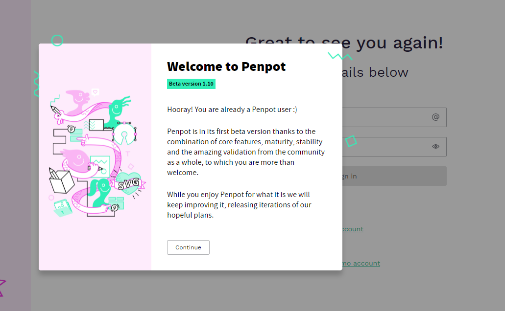 Penpot stuck at the login page · Issue #1409 · penpot/penpot · GitHub