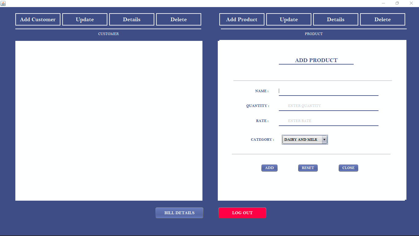 GitHub - TusarPanja1/JavaBillingSystem: This Billing System is built on ...