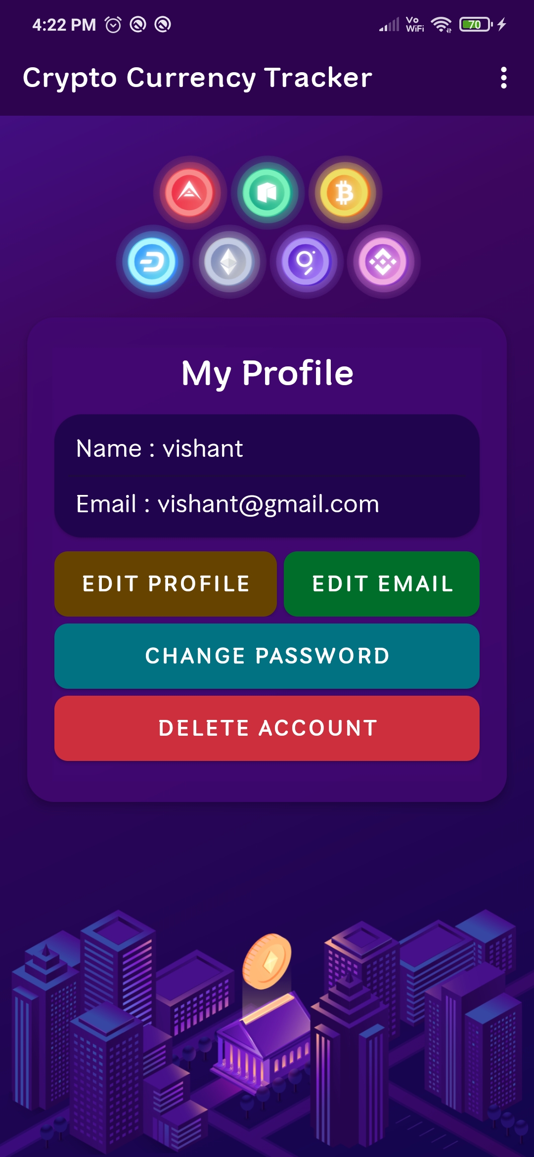 GitHub - Vishant2326/CryptoCurrencyTracker