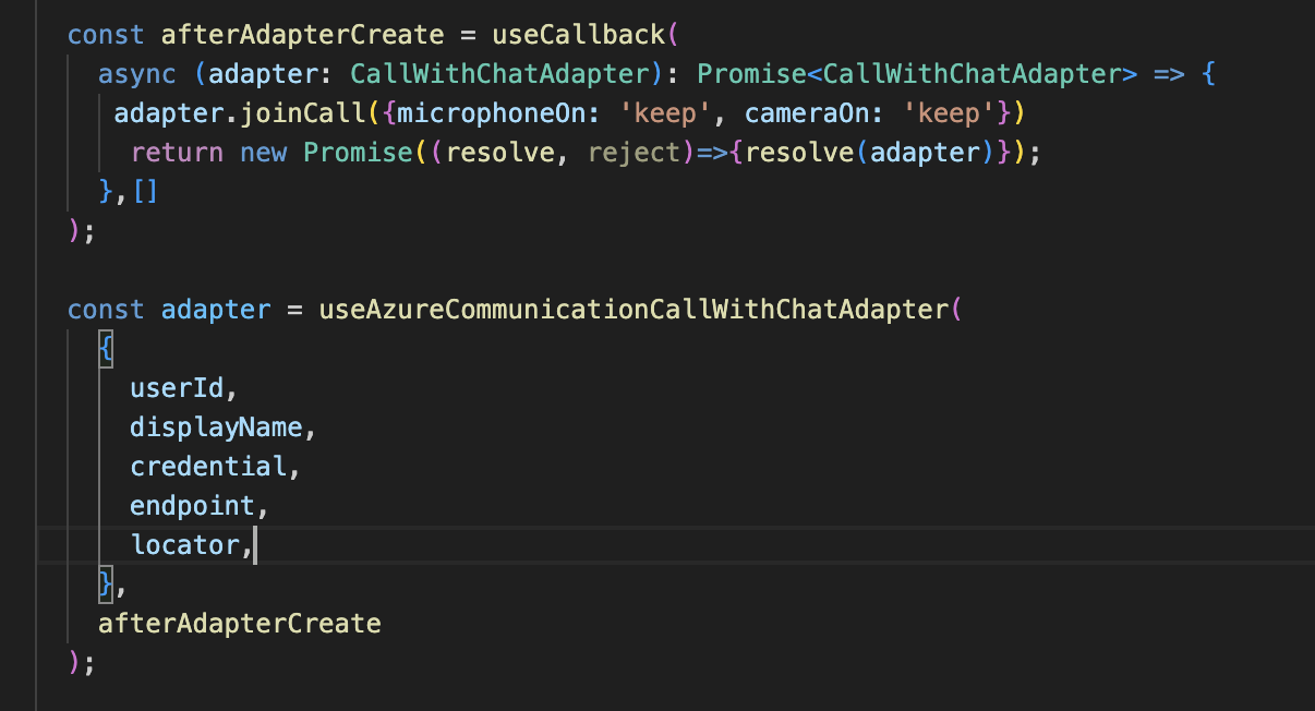 How to skip screens using adapter · Azure communication-ui-library ...