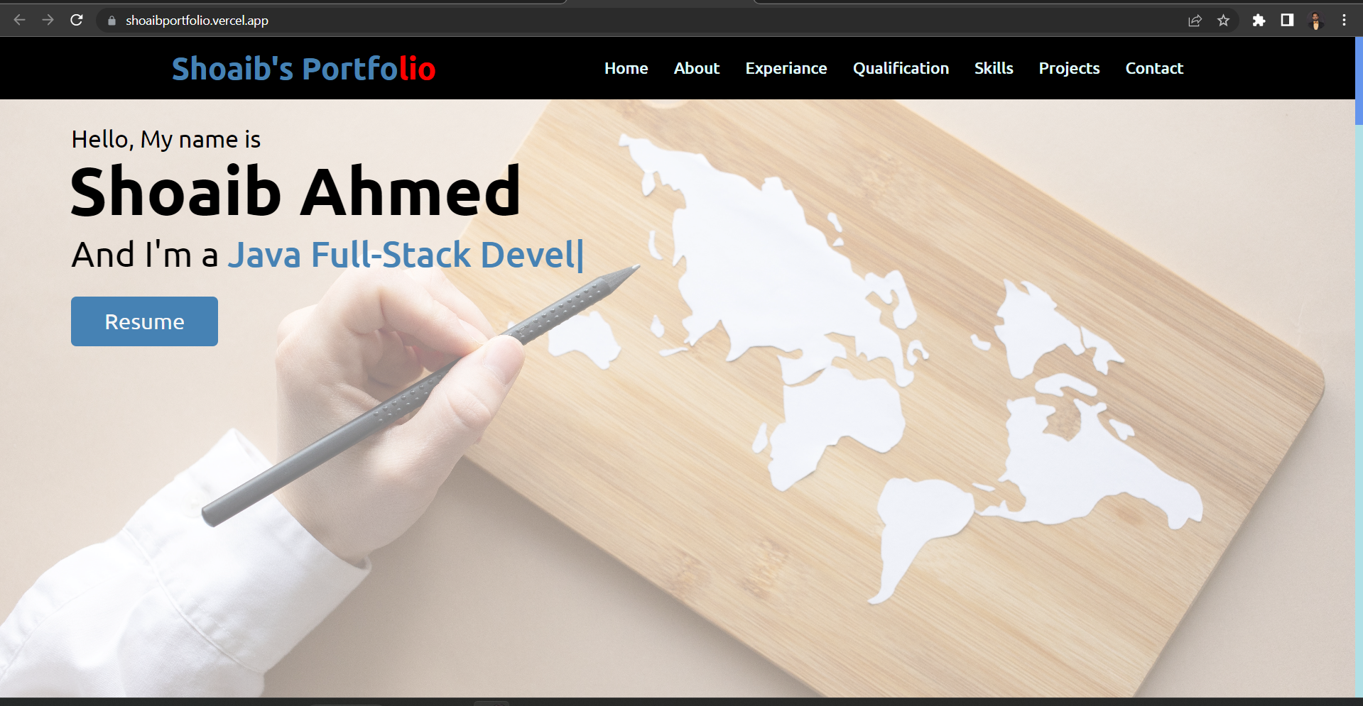 GitHub - shoaib-ahmed16/OfficialPortfolio: This Project contains my ...