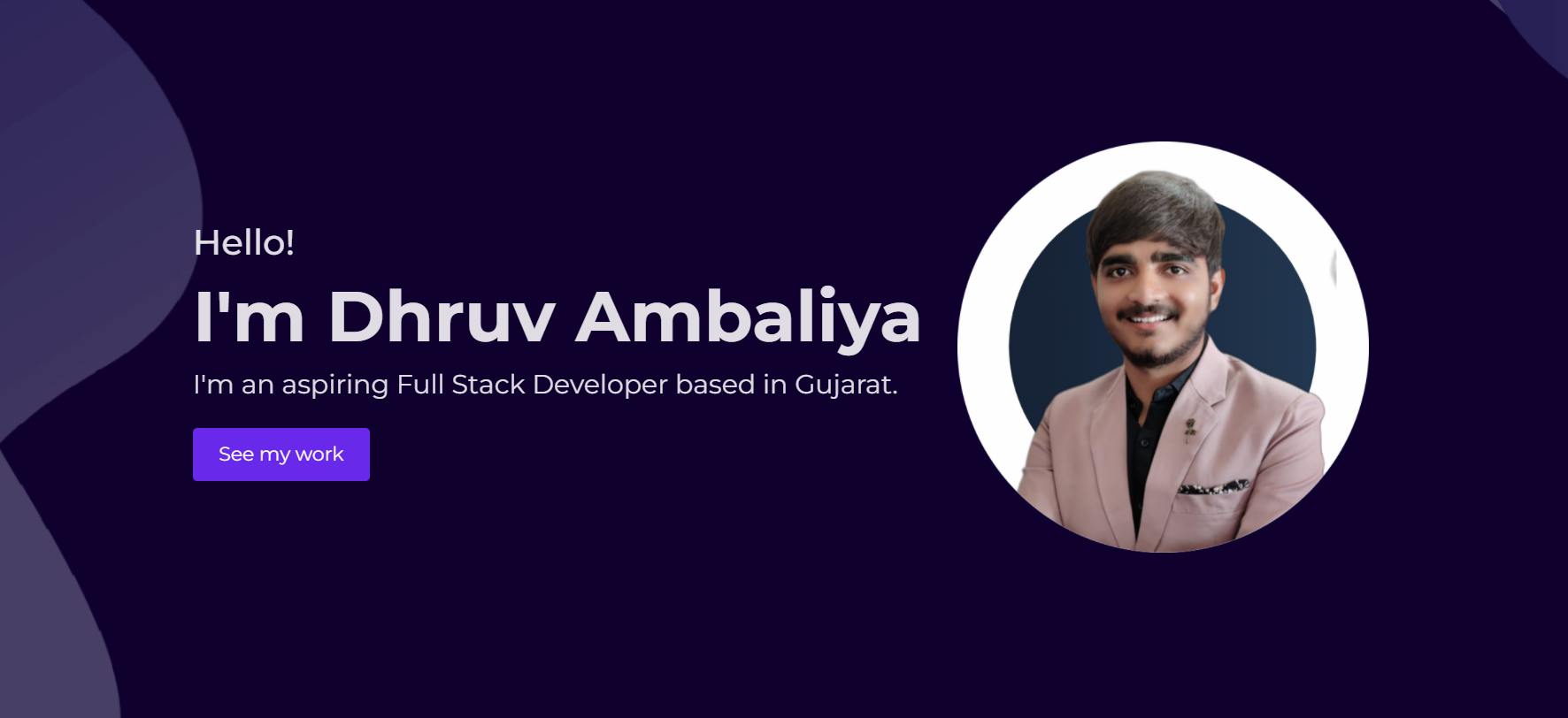 GitHub AmbaliyaDhruv portfolio Github ambaliyadhruv portfolio