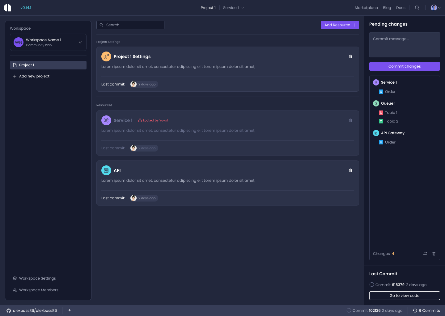 Project - Main Screen