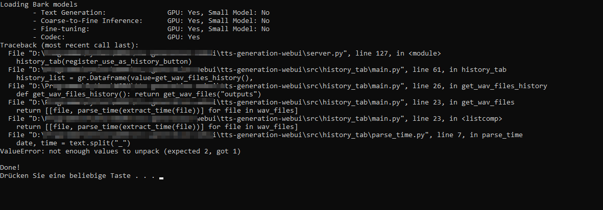 starting does not work · Issue #15 · rsxdalv/TTS-WebUI · GitHub