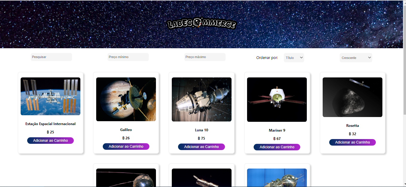 GitHub - leeoliima/LabEcommerce: Projeto desenvolvido por meio do ...