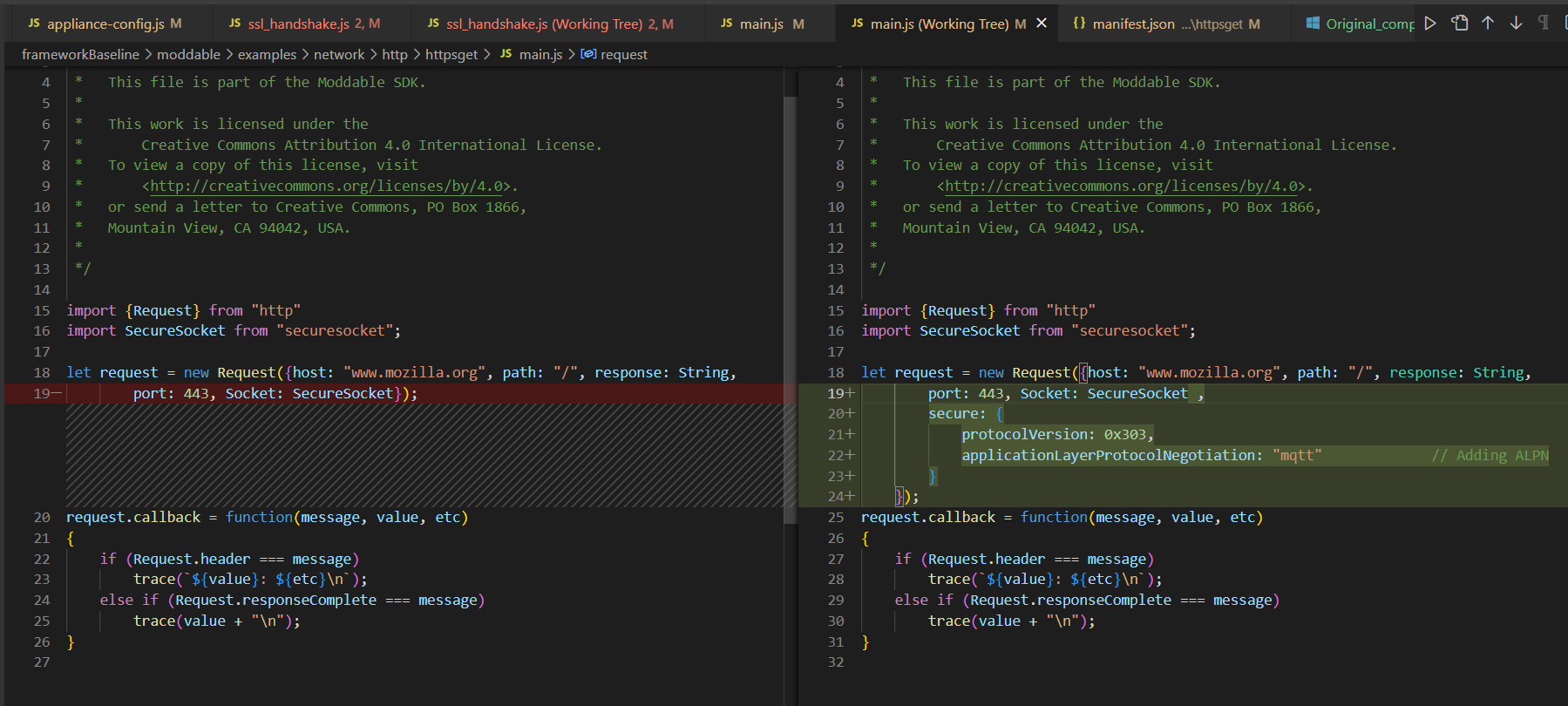 TLS handshake failing on using Application Layer Protocol Negotiation ...