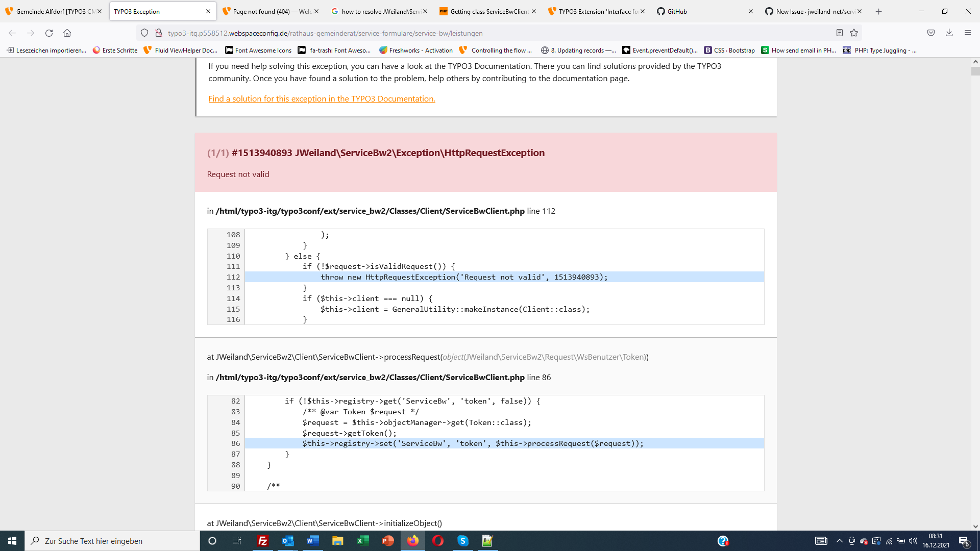 Request not valid · Issue #57 · jweiland-net/service_bw2 · GitHub