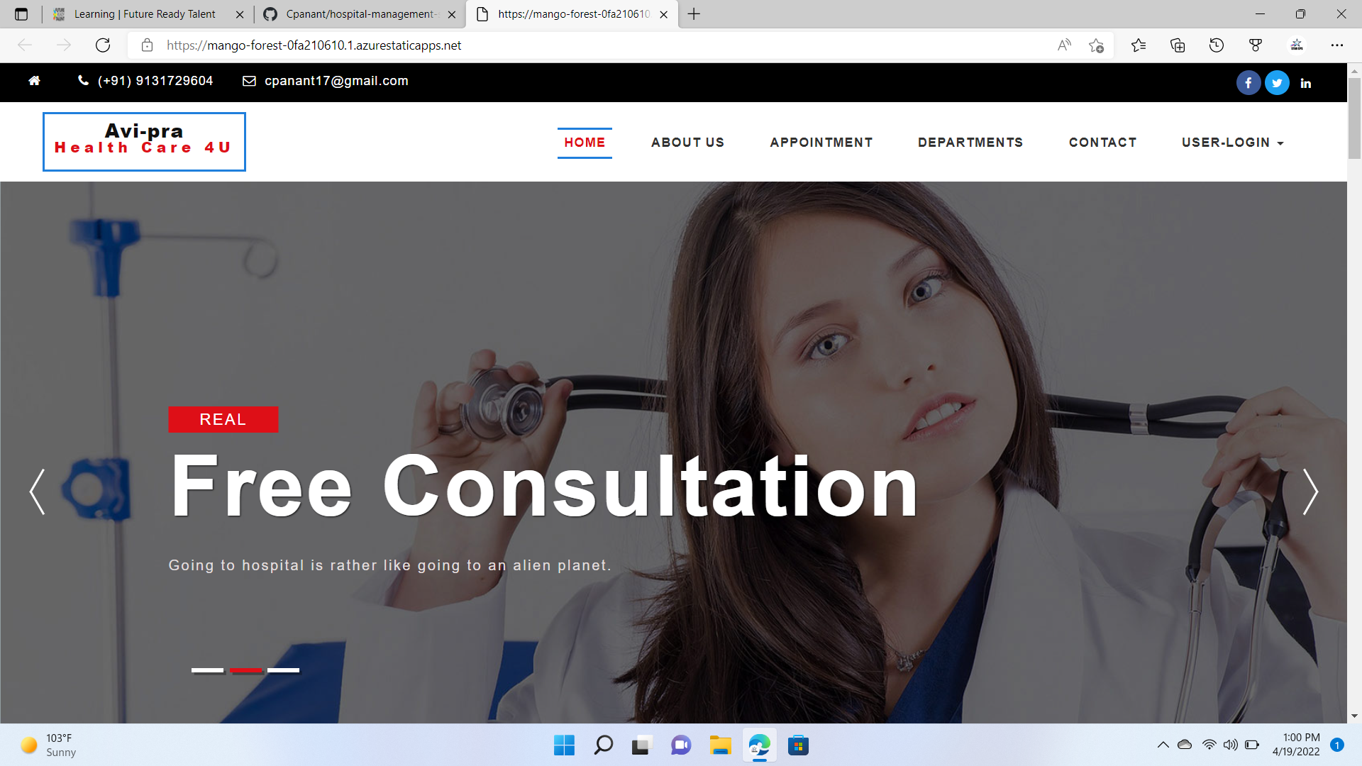 GitHub - Cpanant/hospital-management-system: A Hospital Management Web ...