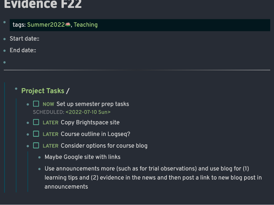Screenshot 2 What I see in Logseq