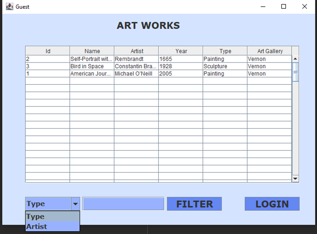 GitHub - DavidRebeca/ArtGalleriesChain