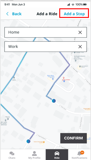 [Add a ride page] Wrong names and alignment of the buttons in the 'MORE ...