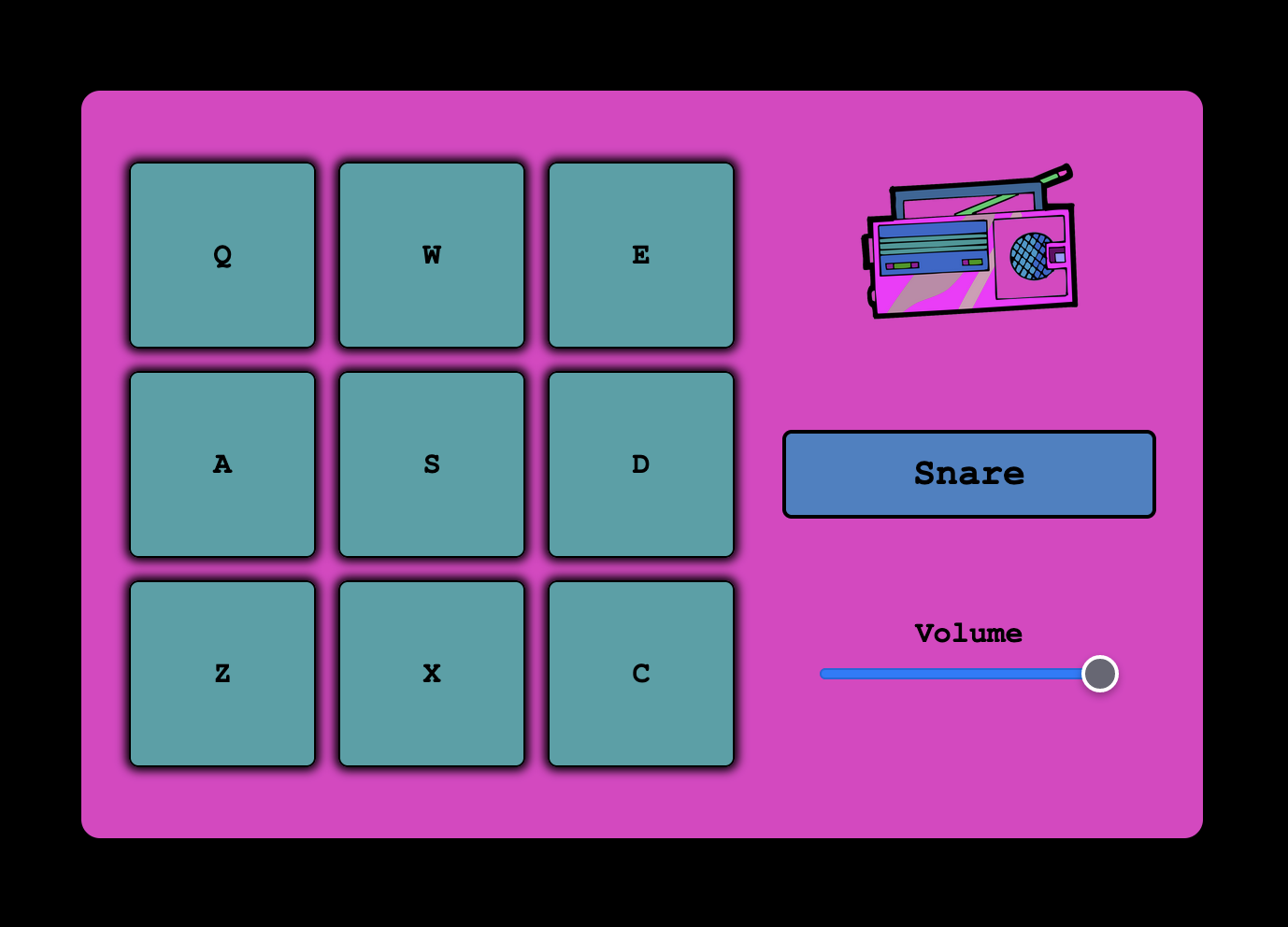 GitHub - jethrosweb/drum-machine: Interactive drum machine · GitHub