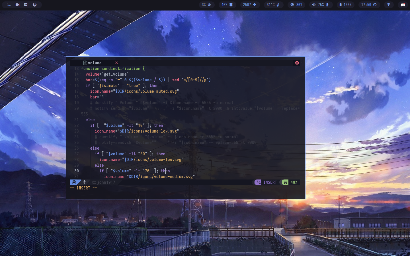 GitHub - johnk1917/johndotfiles: These are my current dotfiles for the ...