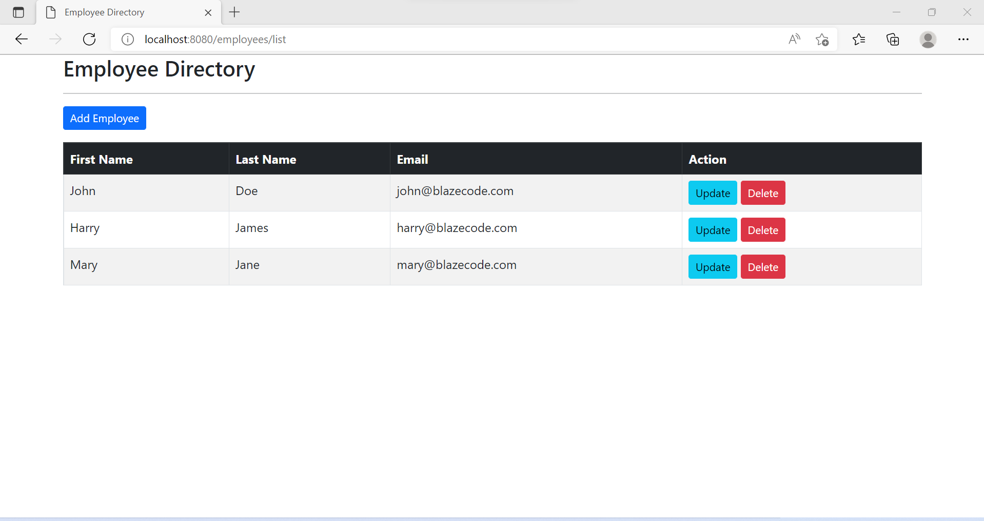 GitHub - blazerodrigues/Employees_JavaSpringBootFullStackWebApplication image.