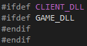 Visual Studio highlights existent and non-existent symbols differently