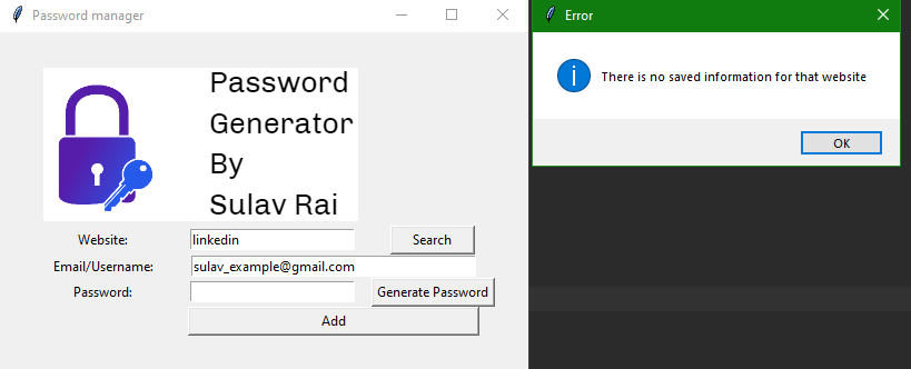 GitHub - sr781/Password_Manager: A password manager where you can store ...
