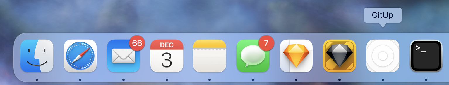 GitUp in Dock Screen Shot
