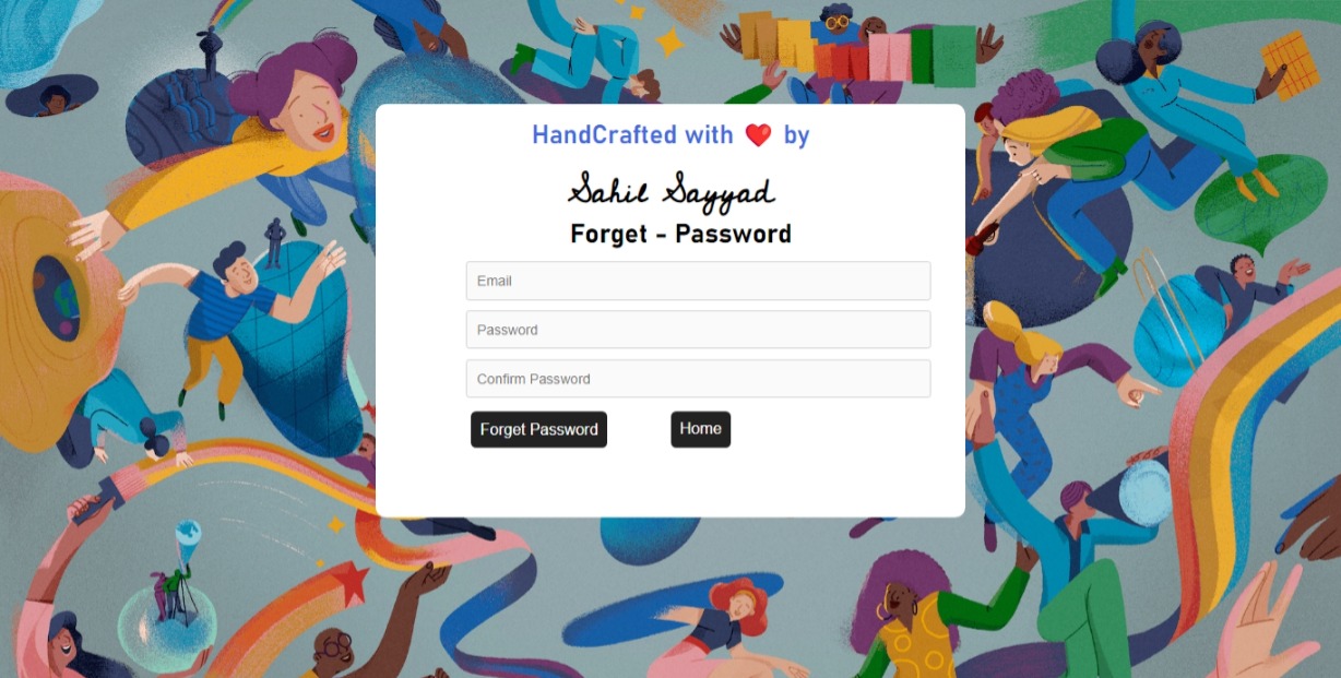 GitHub - Sahil-Sayyad/Authentication_System: A complete authentication ...