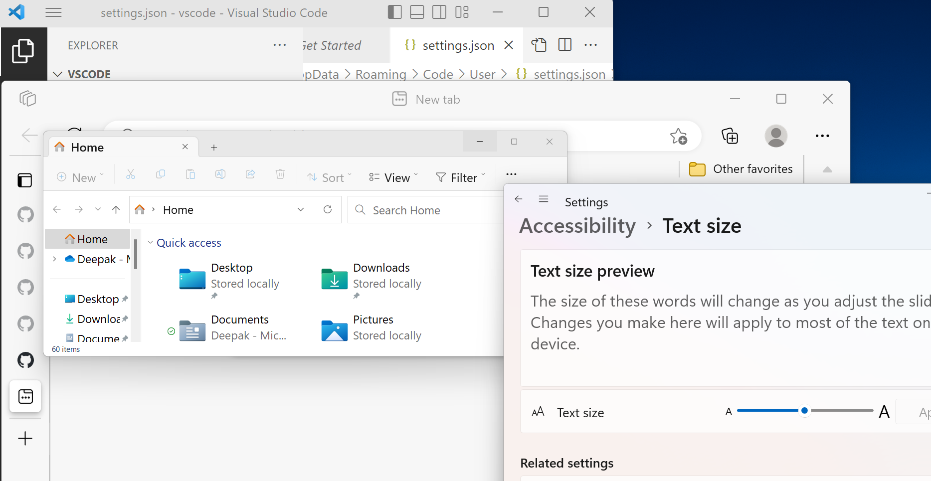 Title bar is too big on Windows 10 and Linux · Issue #153401 ...