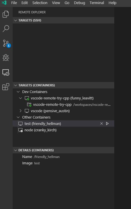 Should non-interactive containers show up in explorer view ? · Issue ...