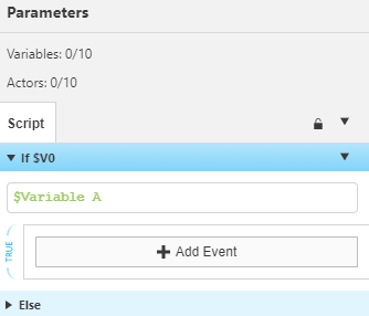 Variables used in If Math Expression are not added to Custom Scripts ...