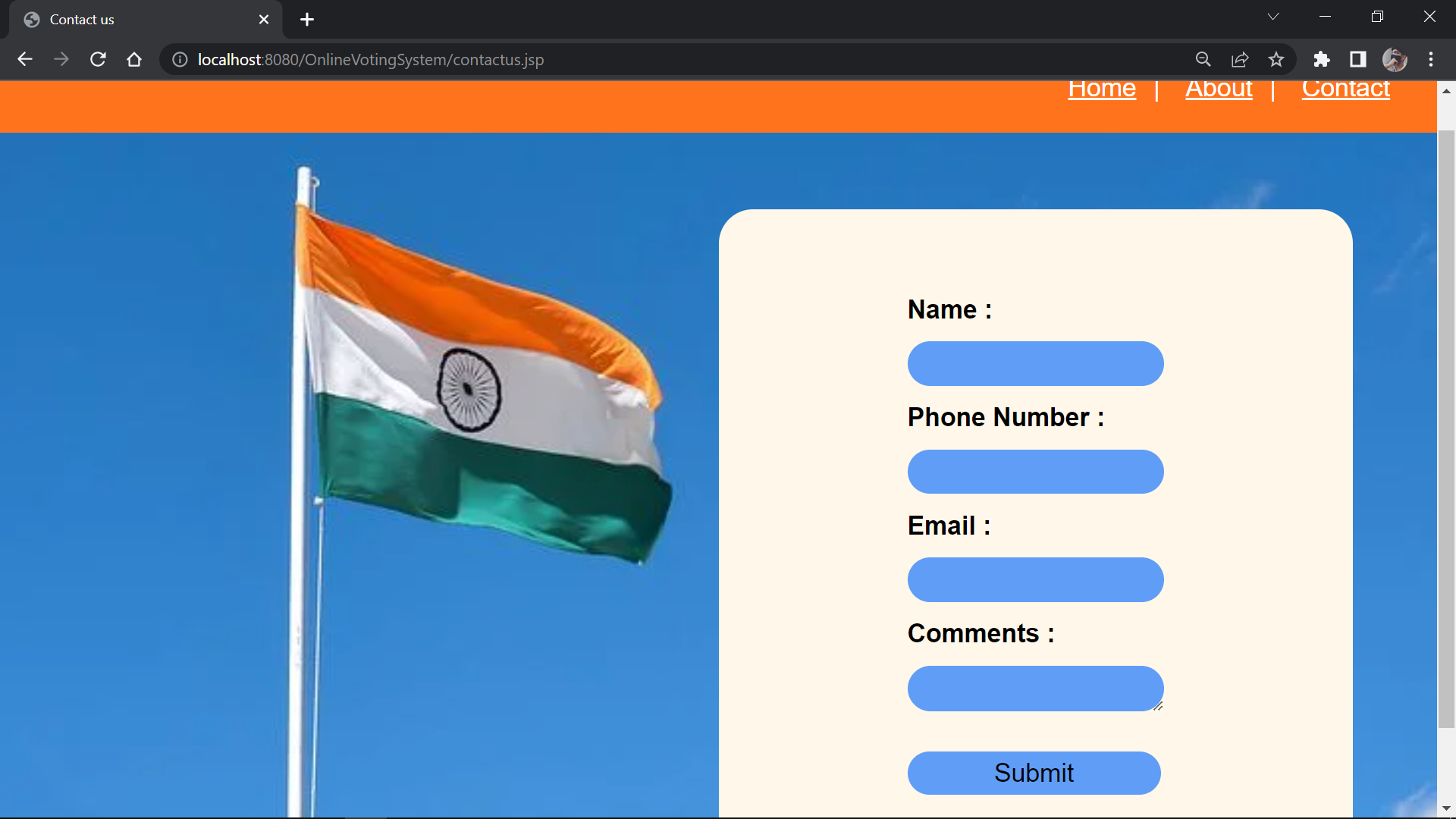 GitHub - Mayankmishra110/Online-Voting-System: A java web application ...
