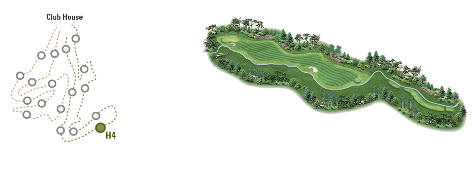 동훈힐마루 코스 대중제 18홀 힐코스 4번홀
