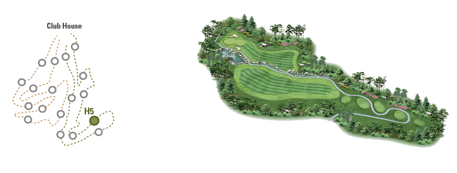 동훈힐마루 코스 대중제 18홀 힐코스 5번홀