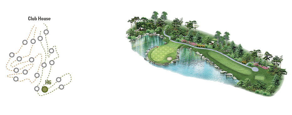 동훈힐마루 코스 대중제 18홀 힐코스 6번홀