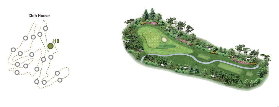 동훈힐마루 코스 대중제 18홀 힐코스 8번홀