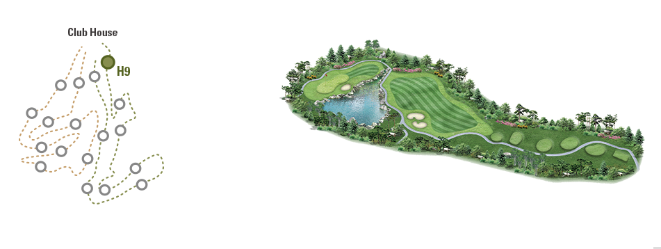 동훈힐마루 코스 대중제 18홀 힐코스 9번홀