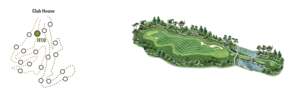 동훈힐마루 코스 대중제 18홀 힐코스 10번홀