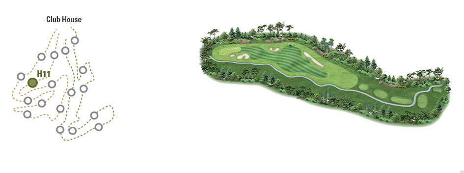 동훈힐마루 코스 대중제 18홀 힐코스 11번홀