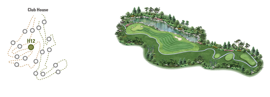 동훈힐마루 코스 대중제 18홀 힐코스 12번홀
