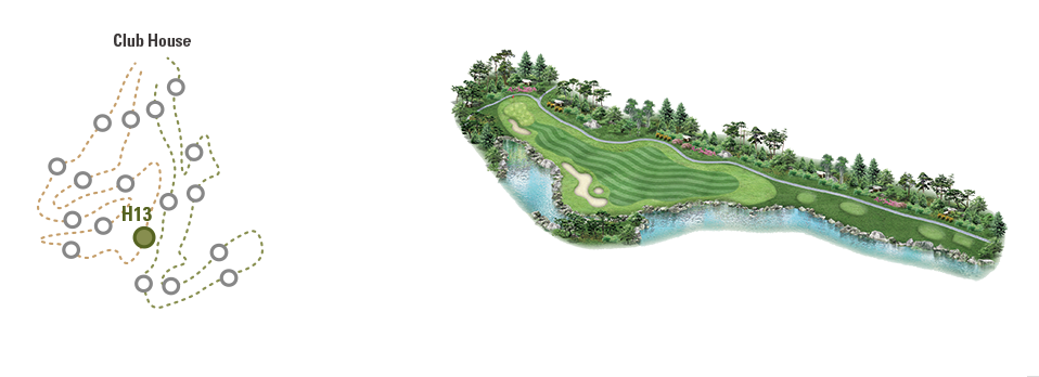 동훈힐마루 코스 대중제 18홀 힐코스 13번홀