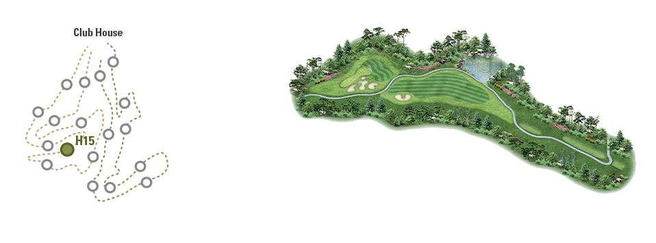 동훈힐마루 코스 대중제 18홀 힐코스 15번홀