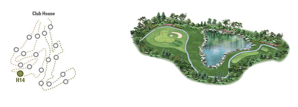 동훈힐마루 코스 대중제 18홀 힐코스 18번홀