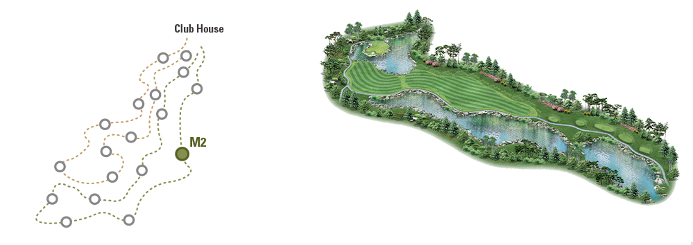 동훈힐마루 코스 회원제 18홀 마루코스 2번홀