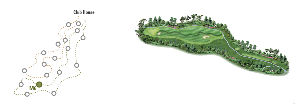 동훈힐마루 코스 회원제 18홀 마루코스 6번홀
